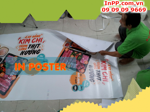 In poster giá rẻ HCM mọi yêu cầu, mọi số lượng với Công ty TNHH In Kỹ Thuật Số - Digital Printing