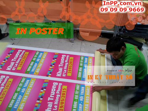In poster giá rẻ TPHCM thực hiện tại tại Công ty TNHH In Kỹ Thuật Số - Digital Printing