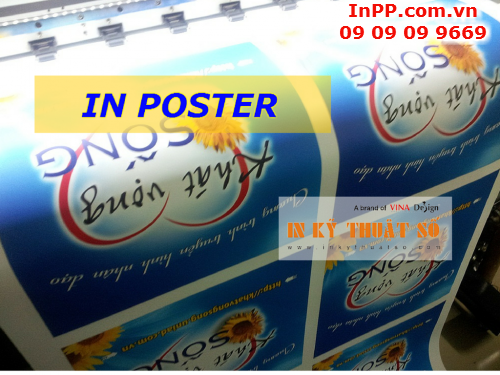 In poster giá rẻ số lượng lớn tại trung tâm in ấn của Công ty TNHH In Kỹ Thuật Số - Digital Printing