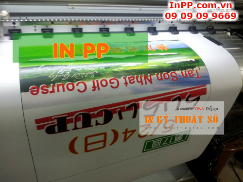 In PP trong nhà làm poster giới thiệu dịch vụ golf 'Tan Son Nhat Golf Course', 539, Minh Tâm, InPP.com.vn, 13/05/2015 16:42:38