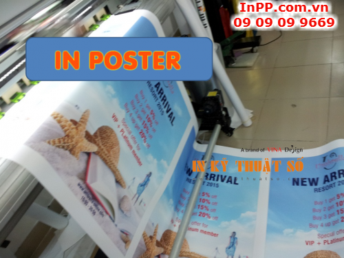 In poster giá rẻ chất liệu PP tại Công ty TNHH In Kỹ Thuật Số - Digital Printing