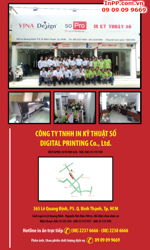 Liên hệ Công ty In Kỹ Thuật Số - Digital Printing 